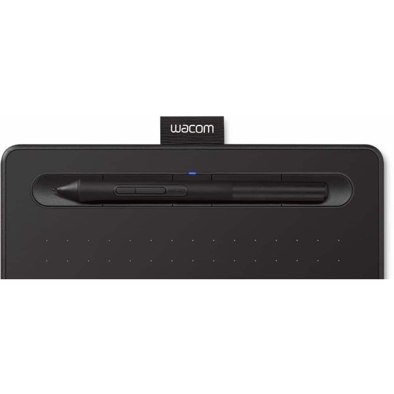 Wacom - Intuos Graphic Drawing Tablet for Mac, PC, Chromebook & Android (Small) with Software Included (Wireless) - Black