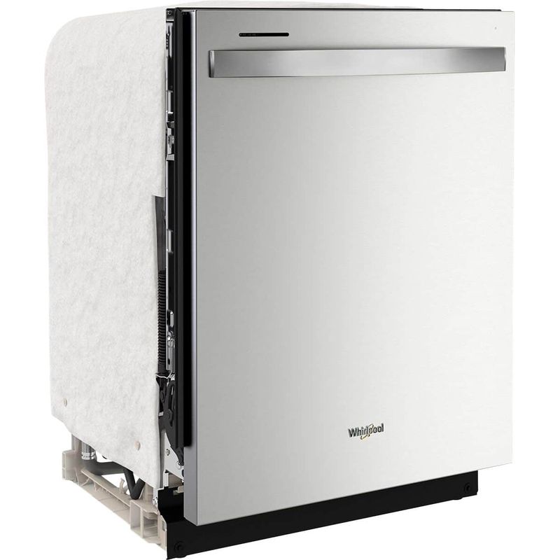 Whirlpool - 24" Top Control Built-In Stainless Steel Tub Dishwasher with 3rd Rack, Large Capacity, 47 dBA - Stainless Steel