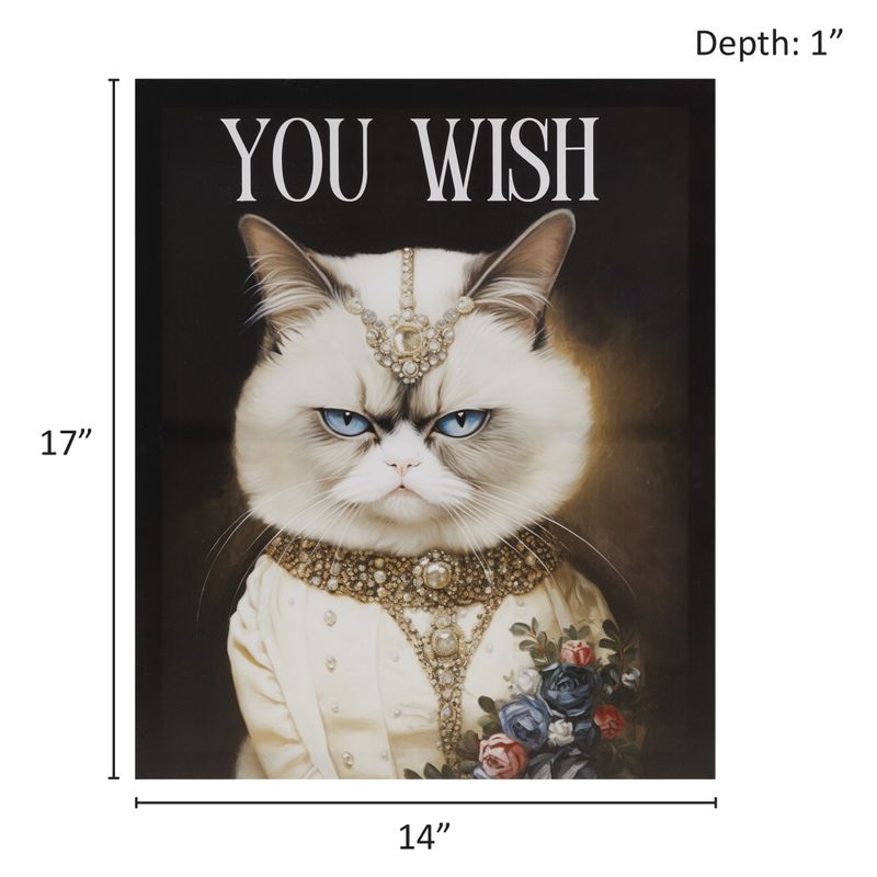 You Wish/Multi Grumpy Cats You Wish Canvas Wall Art See below