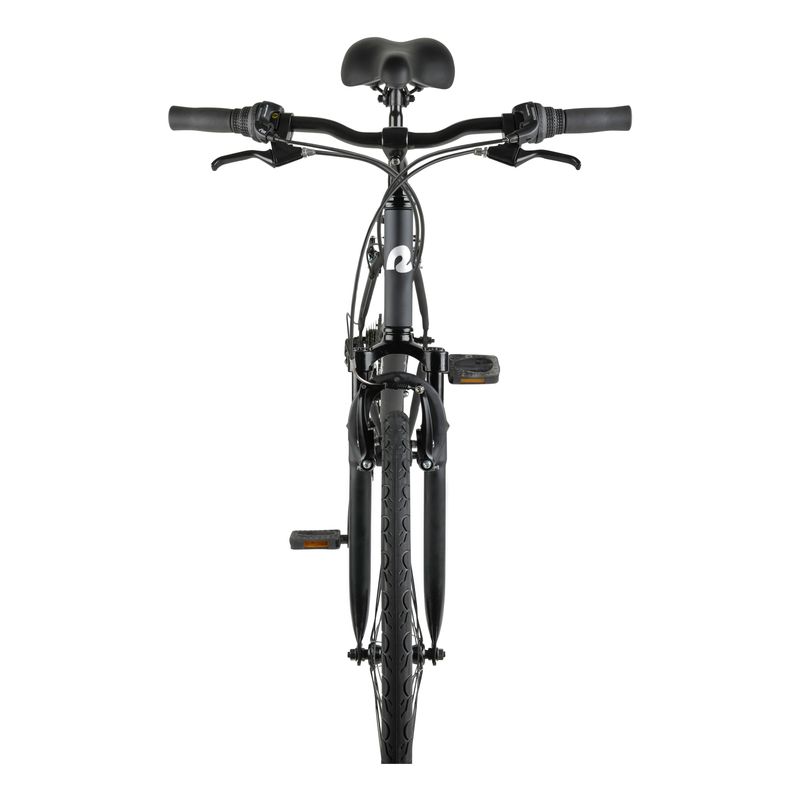 Barron Comfort Hybrid Bike - 7 Speed Matte Black