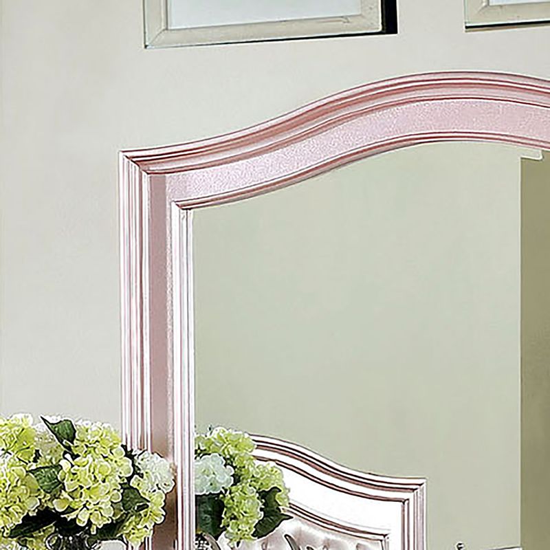 Contemporary Mirror in Rose Gold