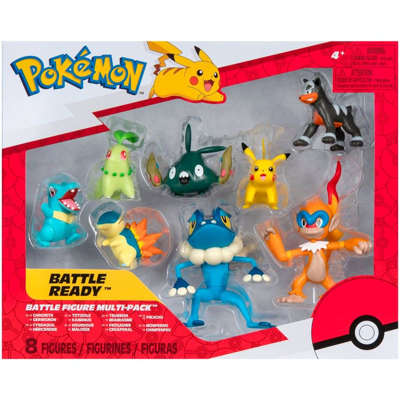 Jazwares - Pokémon Battle Figure 8-Pack