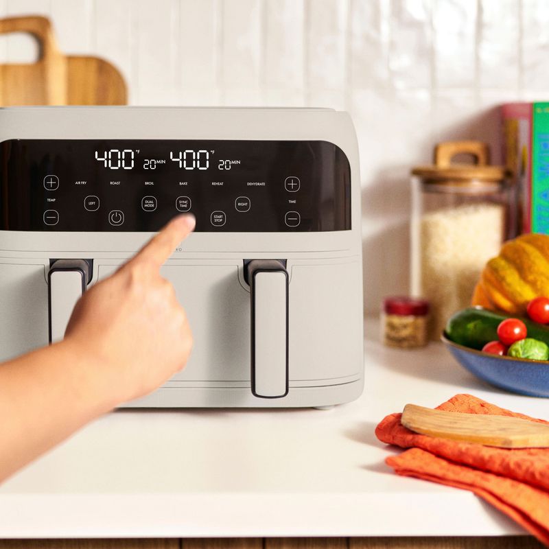 Rent to own bella PRO 4qt. TriZone Touchscreen Air Fryer with Dual