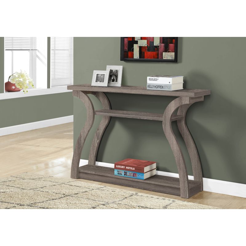 Accent Table/ Console/ Entryway/ Narrow/ Sofa/ Living Room/ Bedroom/ Laminate/ Brown/ Contemporary/ Modern