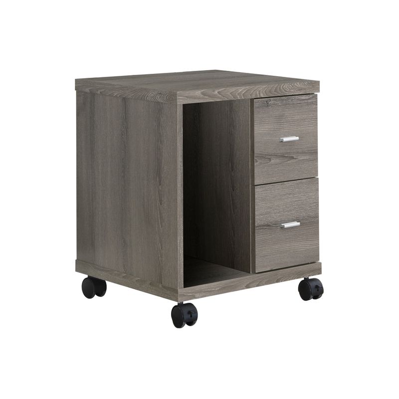 Office/ File Cabinet/ Printer Cart/ Rolling File Cabinet/ Mobile/ Storage/ Work/ Laminate/ Brown/ Contemporary/ Modern