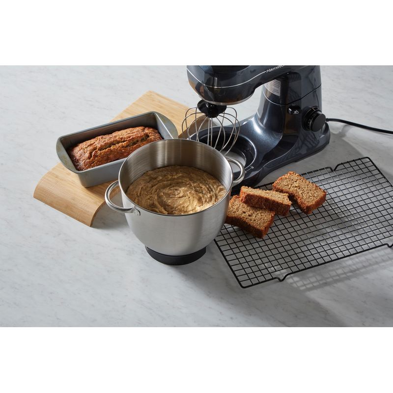Hamilton Beach - 7-Speed 4qt Stand Mixer Black