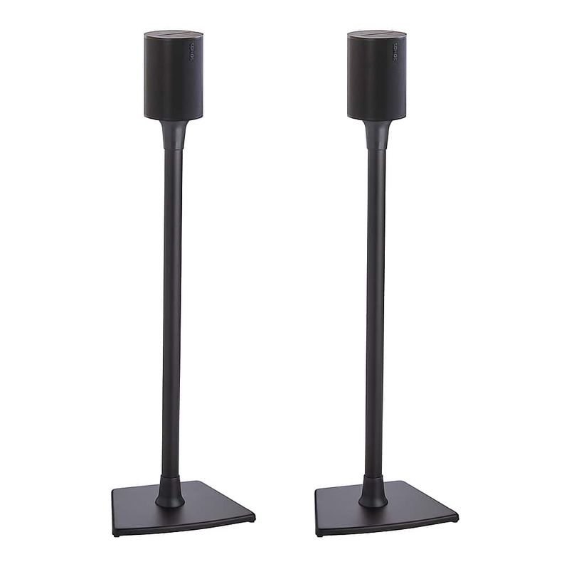 Sanus - Wireless Speaker Stands for Sonos Era 100 (Pair) - Black