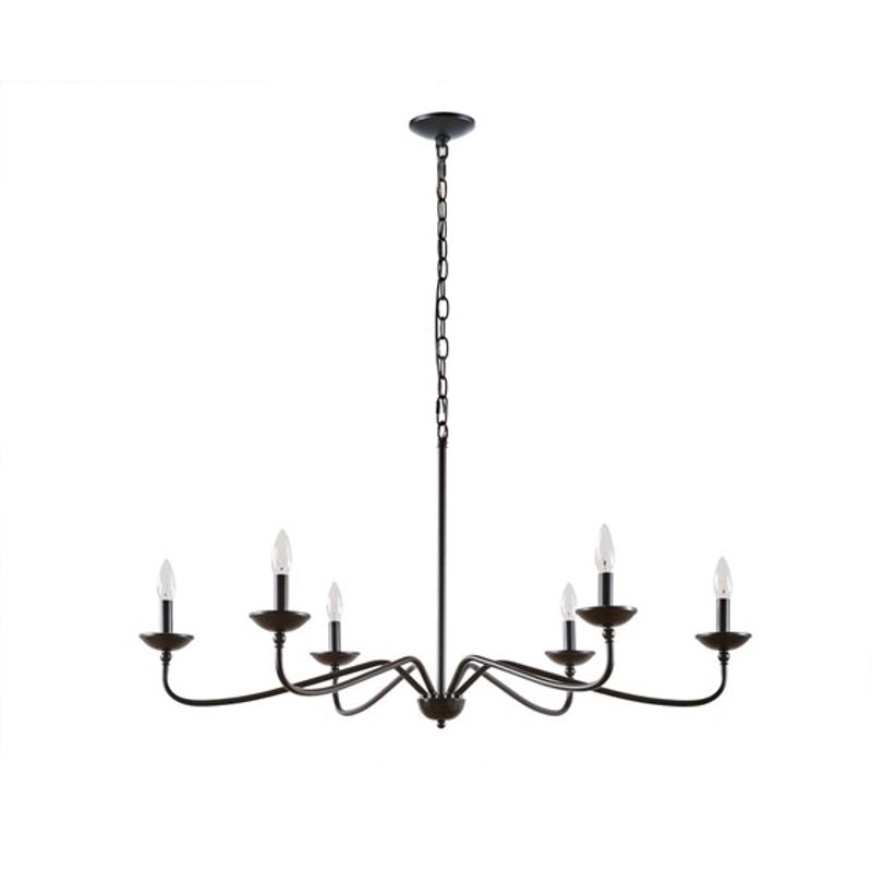 Brighton 6-Light Farmhouse Metal Chandelier