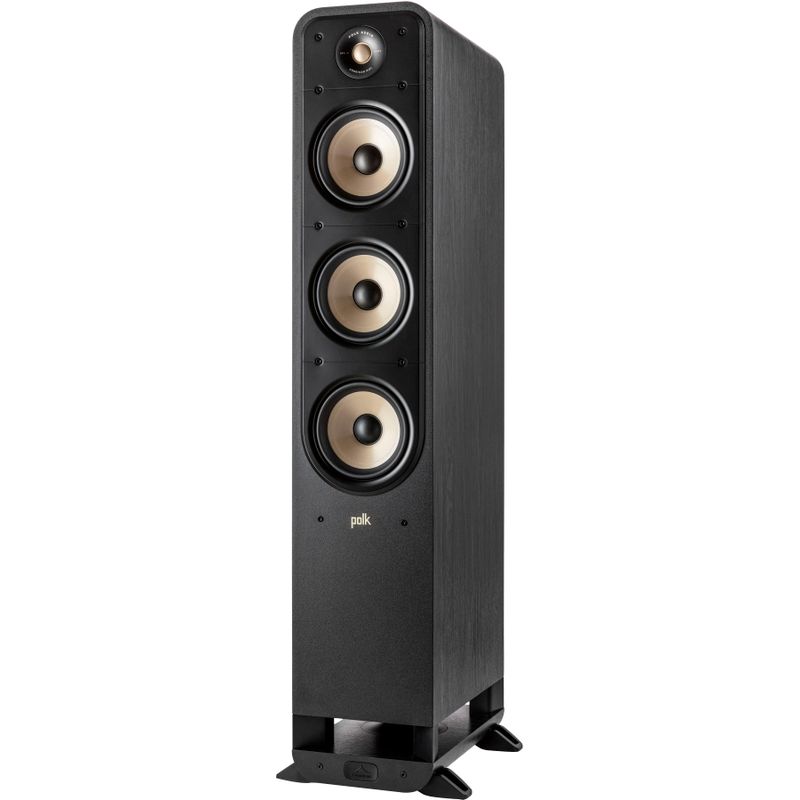 Polk Audio - Signature Elite ES60 Hi-Res Tower Speaker - Stunning Black