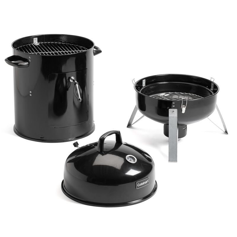 Cuisinart - Vertical 18" Charcoal Smoker