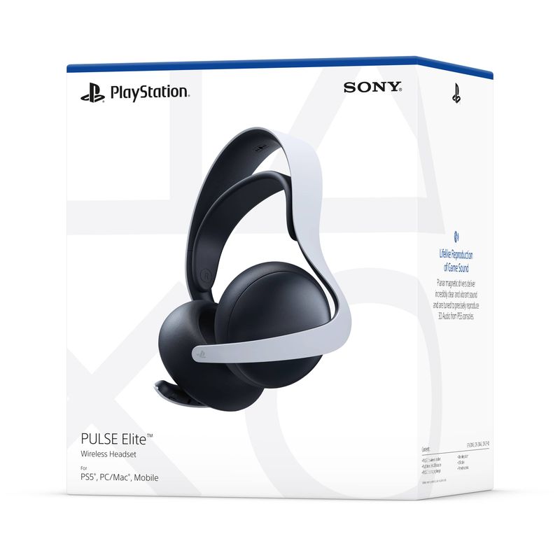 Sony - PULSE Elite Wireless Gaming Headset - for PS5 - White