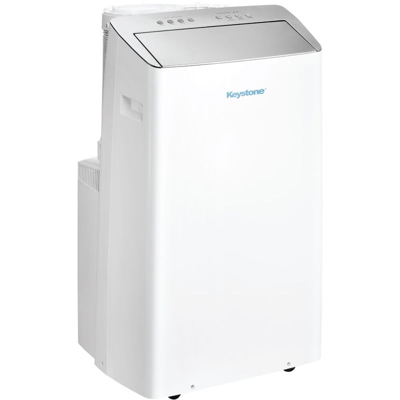 Keystone - 14,000 BTU ASHRAE/12,000 BTU DOE Portable Inverter Air Conditioner with Heater and Remote Control