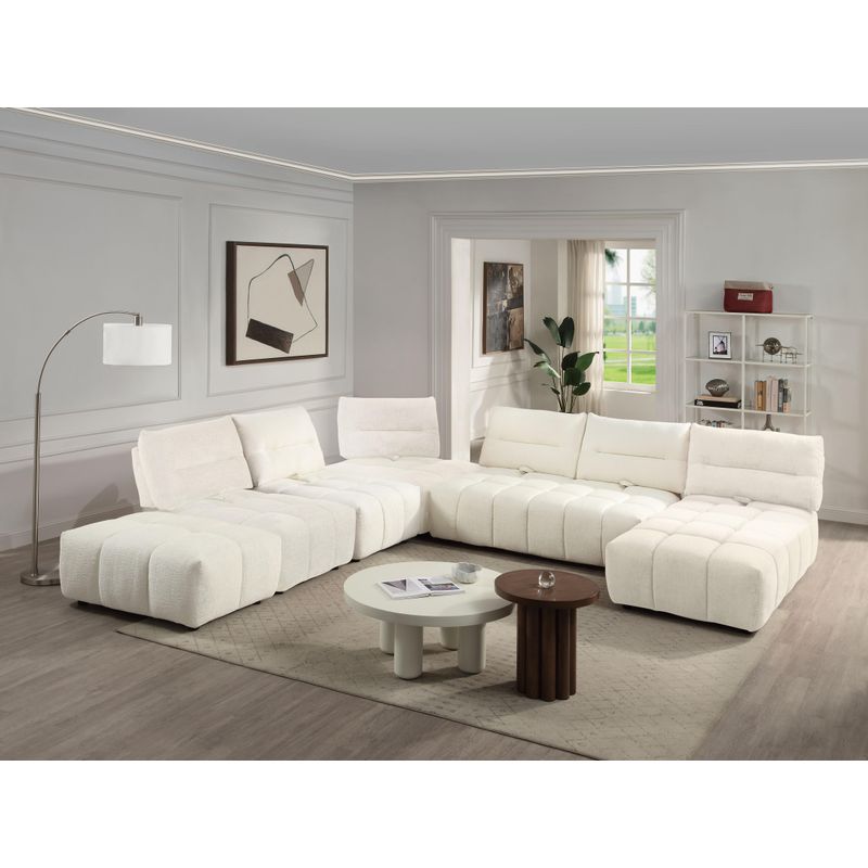 ACME Loanna Modular - Wedge in Beige Linen