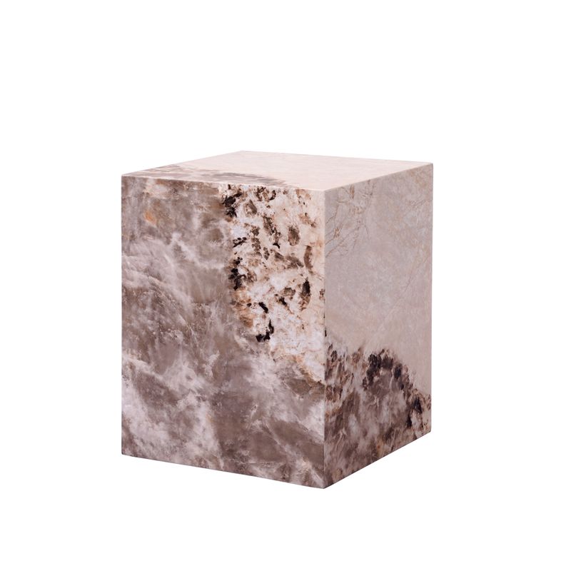 ACME Fultan End Table in Engineered Stone Finish