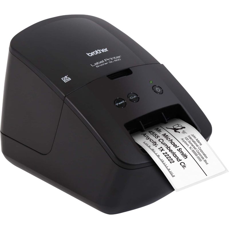 Brother - QL-600 Economic Desktop Label Printer - Black