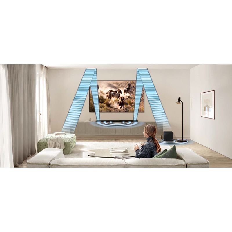 Samsung - Ultra-Slim 3.1.2 Channel Dolby Atmos Soundbar w/ Subwoofer