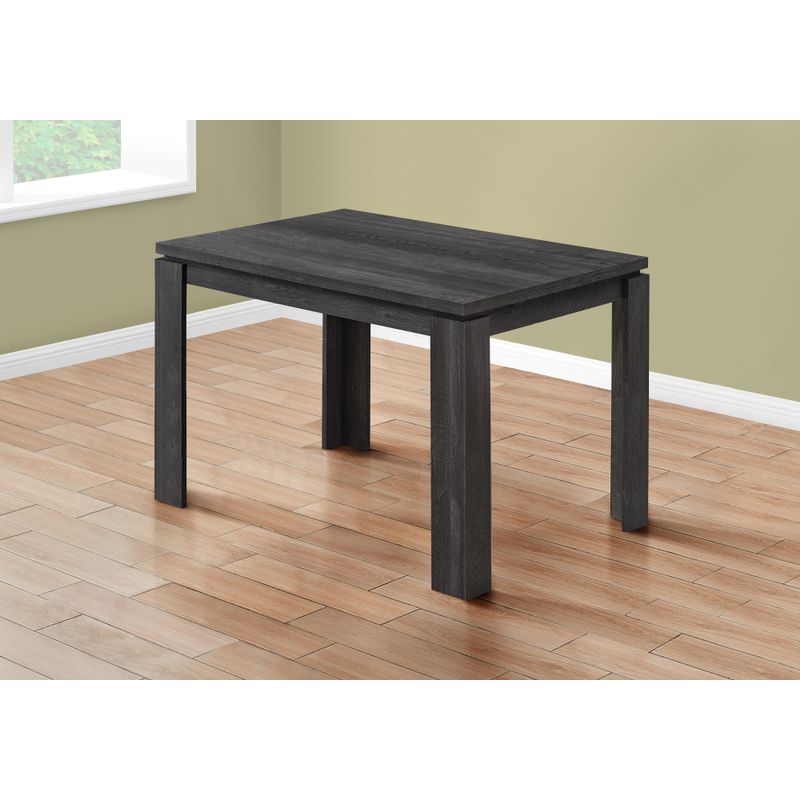 Dining Table - 32"X 48" / Black Reclaimed Wood-Look