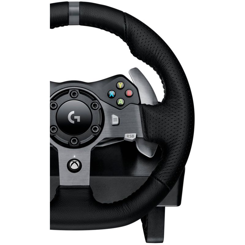 Logitech - G920 Driving Force Racing Wheel and Pedals for Xbox Series XS, Xbox One, PC - Black