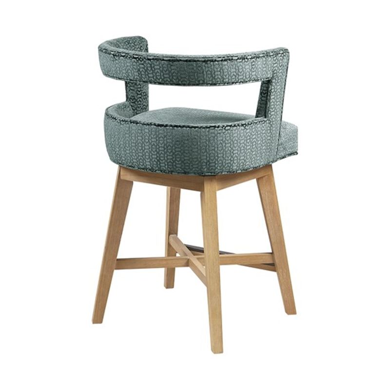 Grey Glenwood Swivel Counter Stool