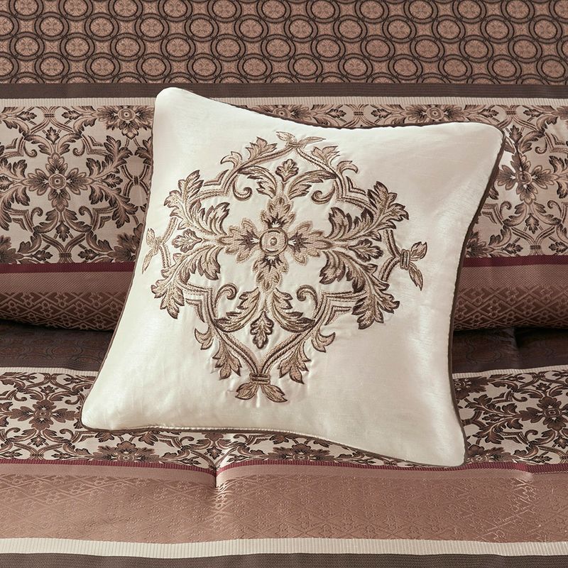 Red Princeton 7 Piece Comforter Set King