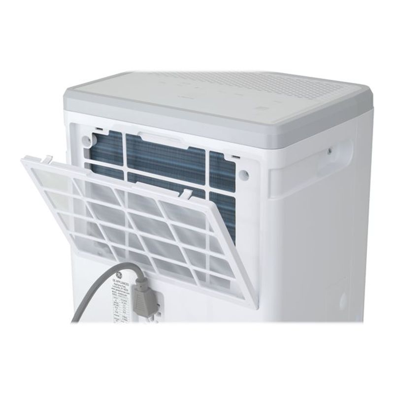 GE - 35-Pint Energy Star Portable Dehumidifier with Smart Dry - White