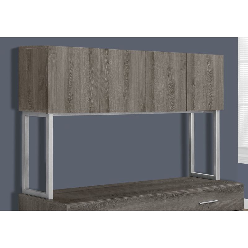 Office Cabinet - 48"L / Dark Taupe Storage Credenza