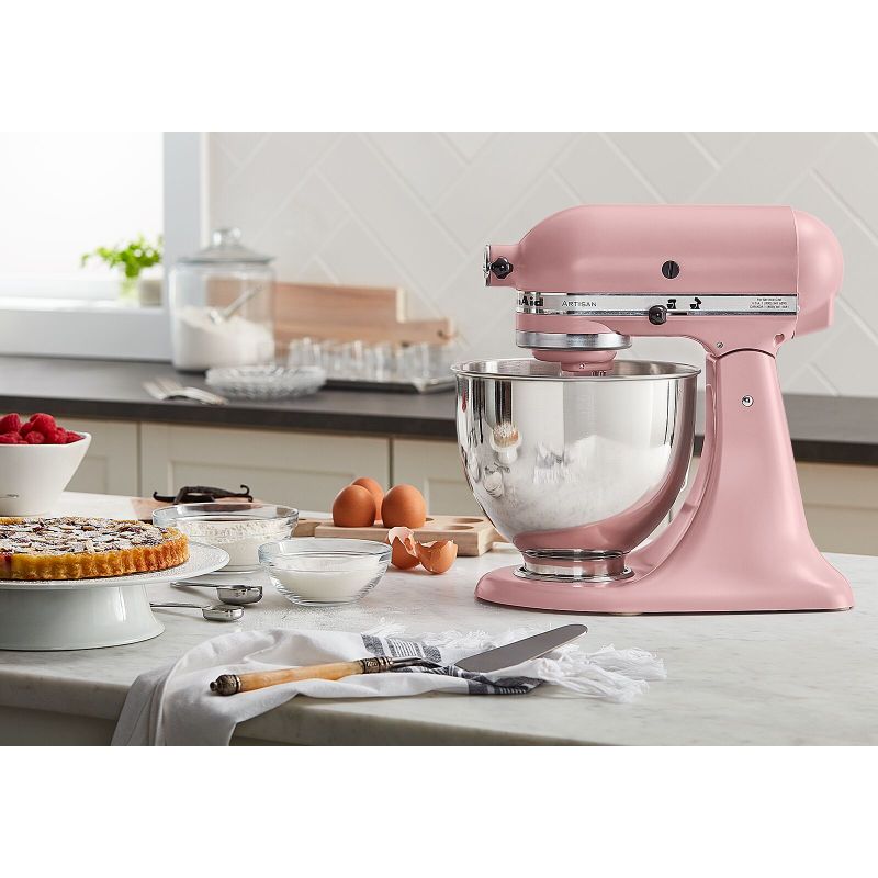 KitchenAid Artisan Series 325-Watt Tilt-Back Head Stand Mixer in Matte Dried Rose