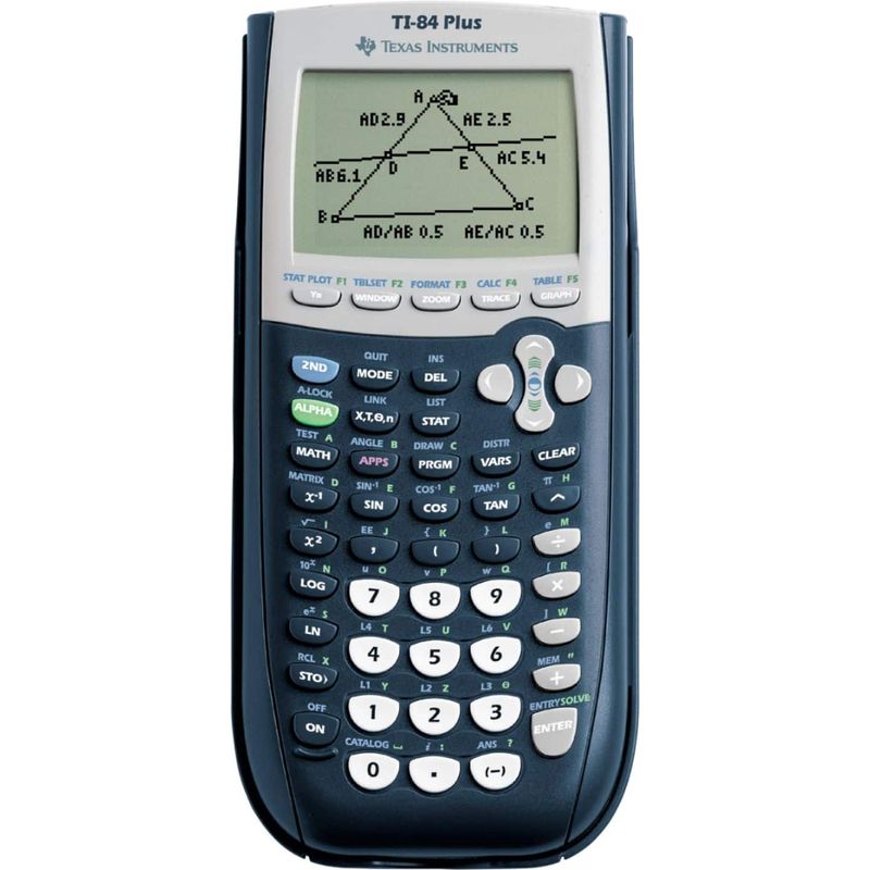 Texas Instruments - TI-84 Plus Graphing Calculator - Blue