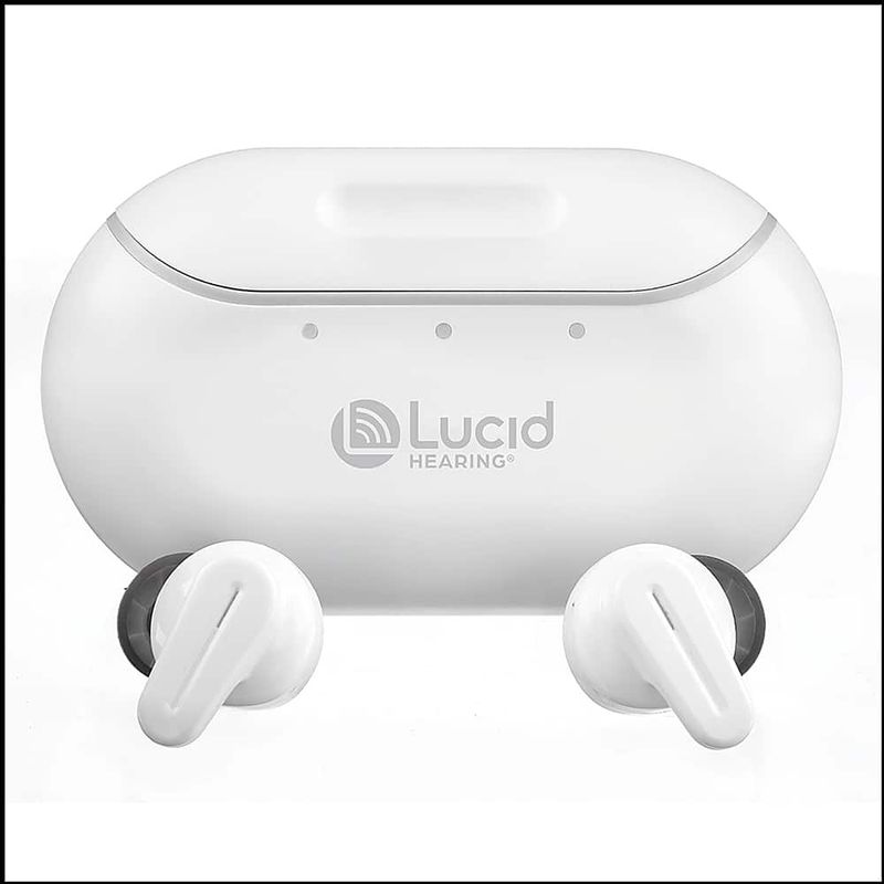 Lucid Hearing - Tala Premium Rechargeable OTC Hearing Aids - Android - WHITE