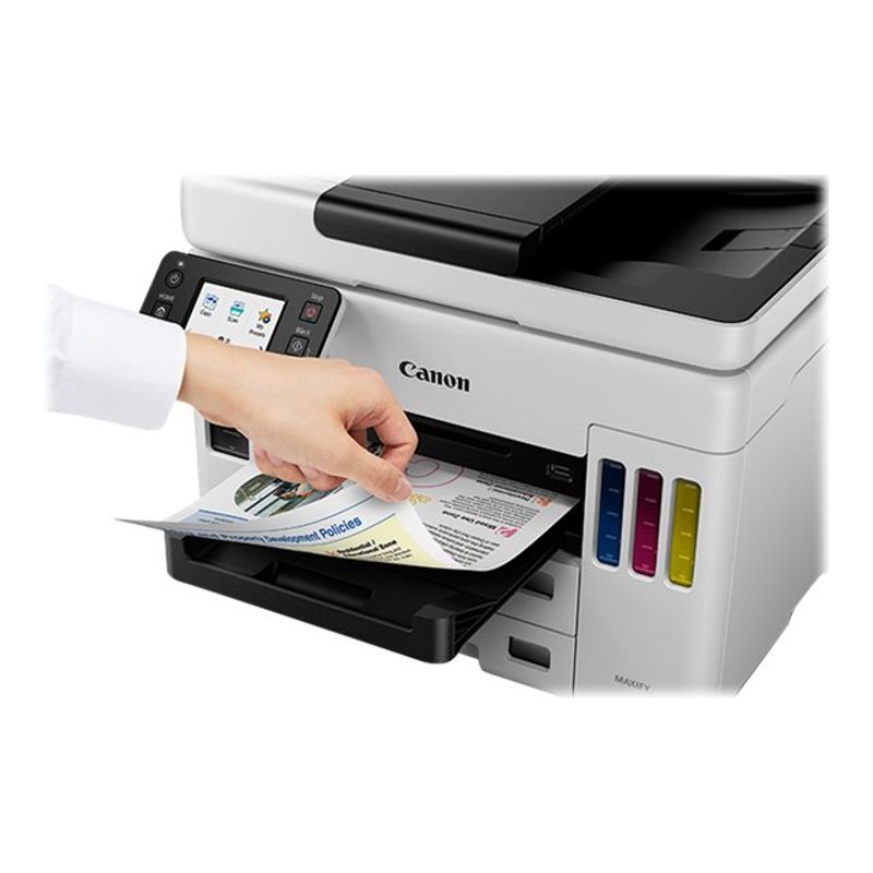 Canon - MAXIFY MegaTank GX7021 Wireless All-In-One Inkjet Printer with Fax - White