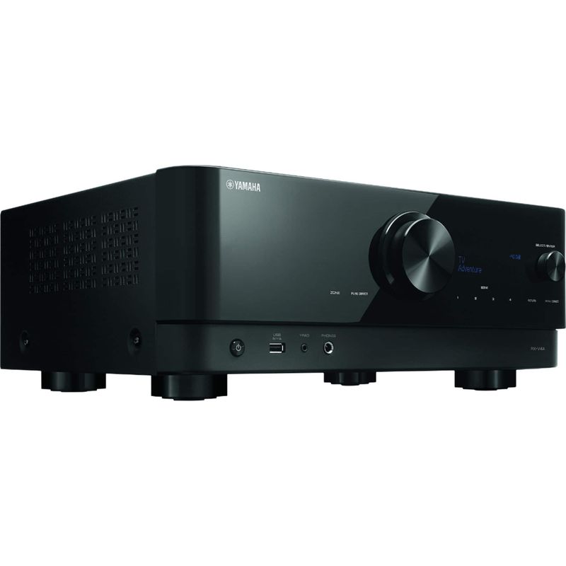 Yamaha - YHT-5960 Premium All-in-One Home Theater System with 8K HDMI and Wi-Fi - Black