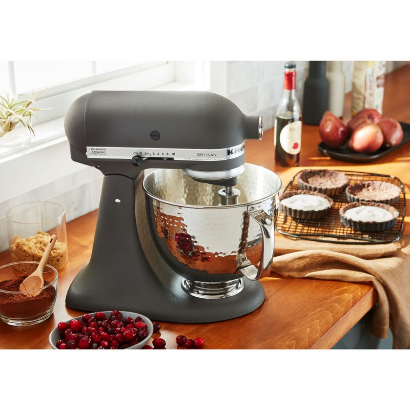 KitchenAid 5-Quart Tilt-Head Hammered Stainless Steel Bowl