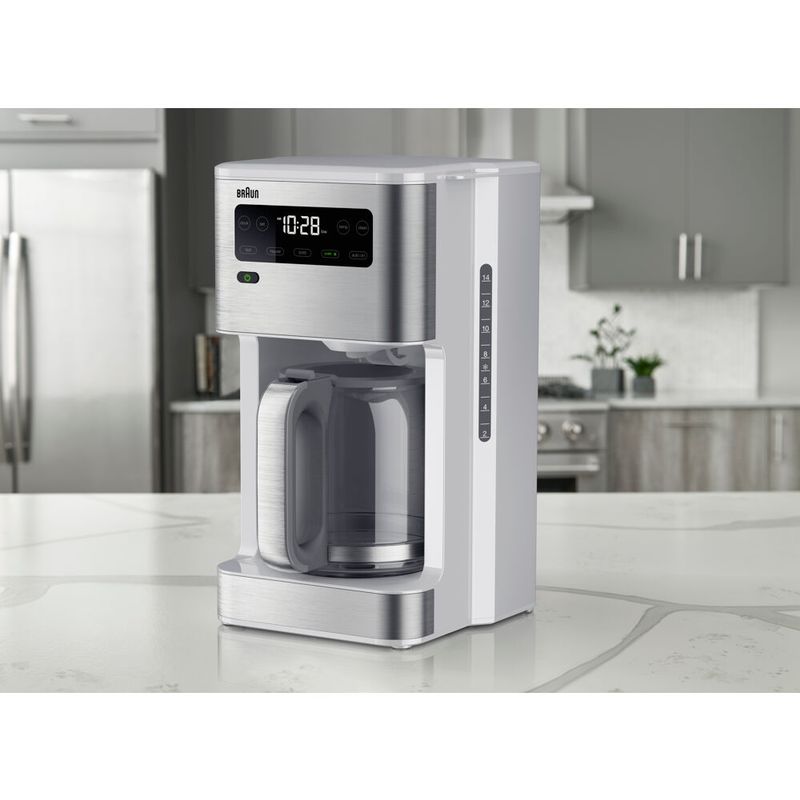 Braun - PureFlavor 14-Cup Coffee Maker in White