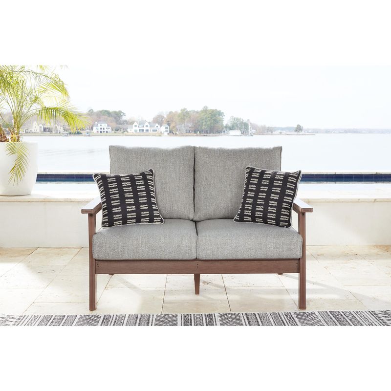 Emmeline Outdoor Loveseat with Cushion