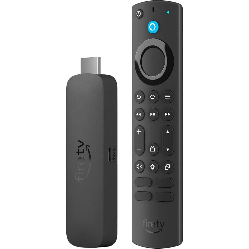 Amazon - Fire TV Stick 4K Max streaming device, supports Wi-Fi 6E, Ambient Experience, free & live TV without cable or satellite - Black