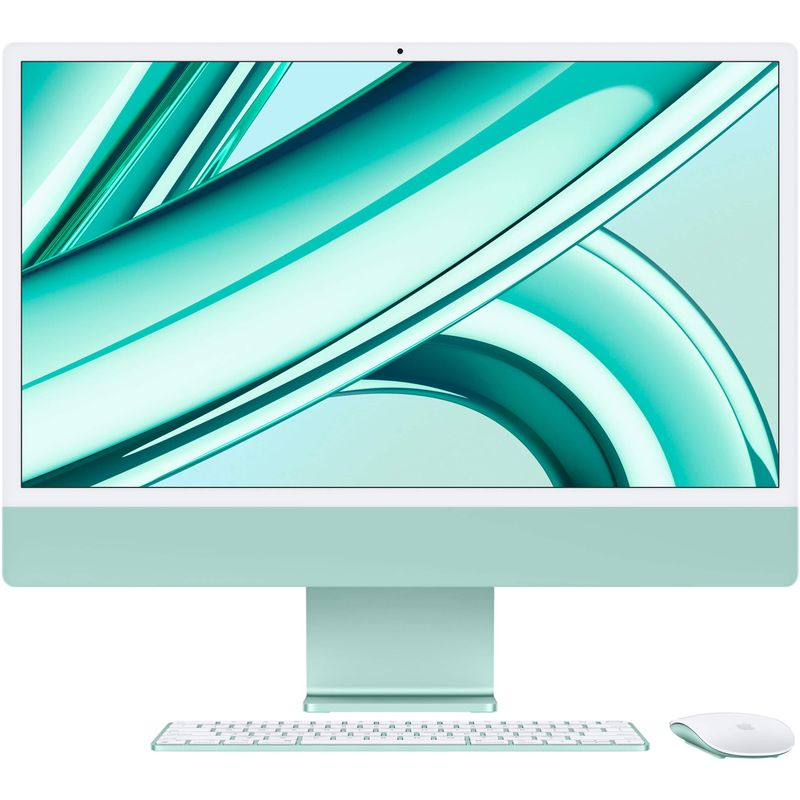 Apple - iMac 24 All-in-One - M3 chip - 8GB Memory - 512GB (Latest Model) - Green