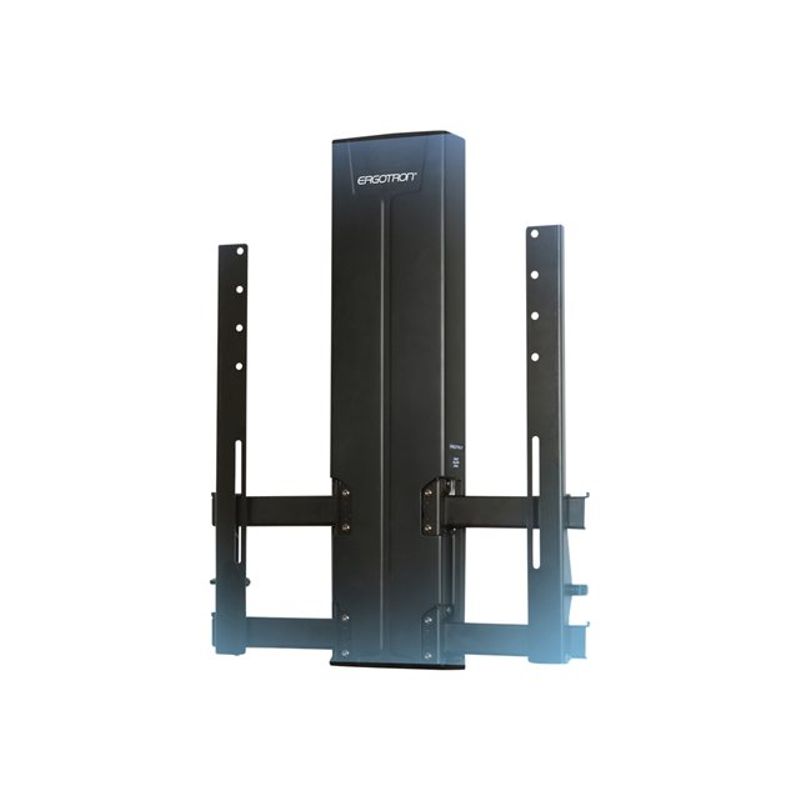 Ergotron mounting kit - glide - for LCD display - heavy duty (HD) height-adjustable - black
