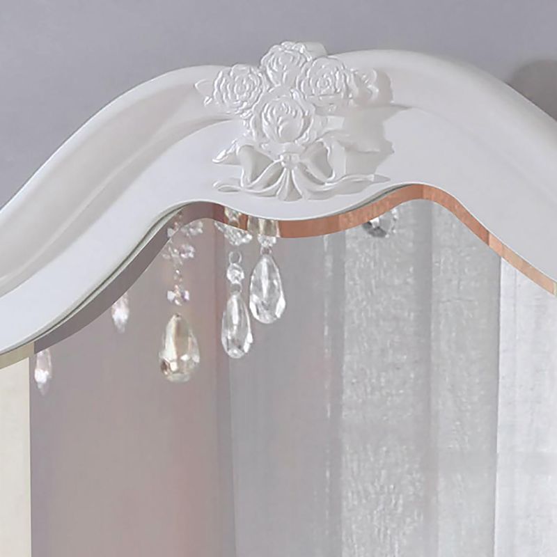 Traditional Mirror in White