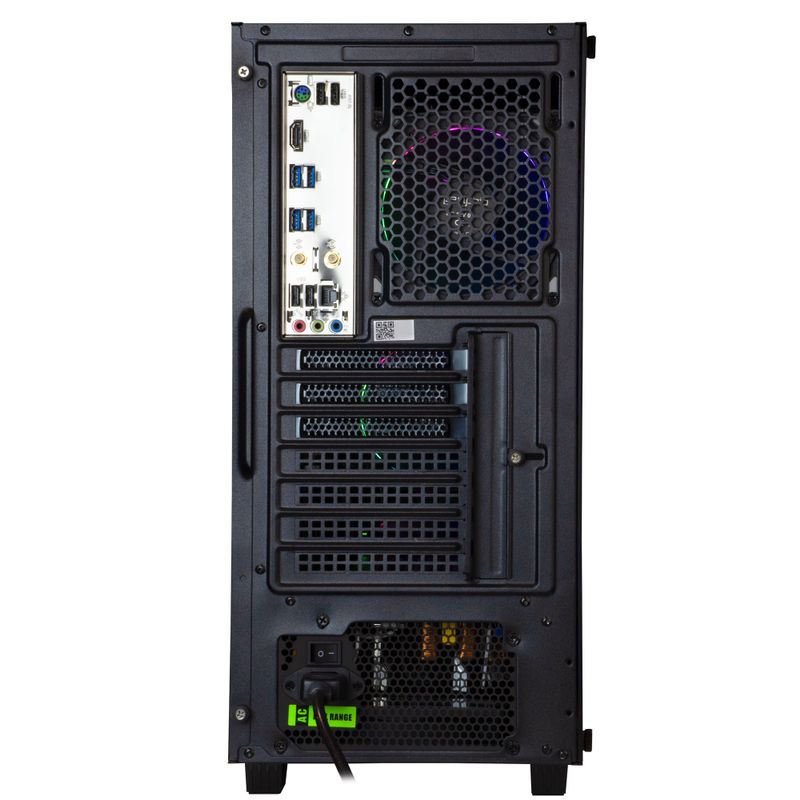 Periphio Terra Gaming PC Computer | AMD Ryzen 5 5600G | Radeon Vega 7 Graphics | 1TB Solid State (SSD) | 16GB DDR4 RAM | Windows 11 | RGB El