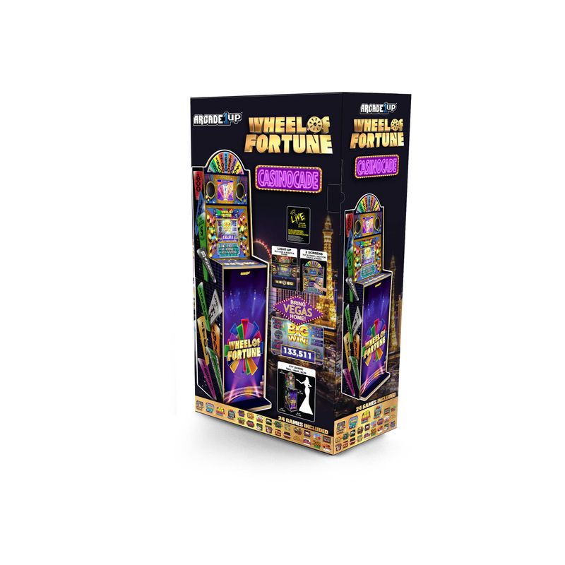 Arcade1Up - Wheel of Fortune Casinocade Deluxe Arcade Game - purple