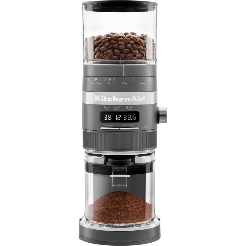 KitchenAid Burr Coffee Grinder in Matte Charcoal Gray