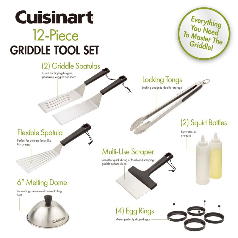 Cuisinart - 12pc Griddle Tool Set