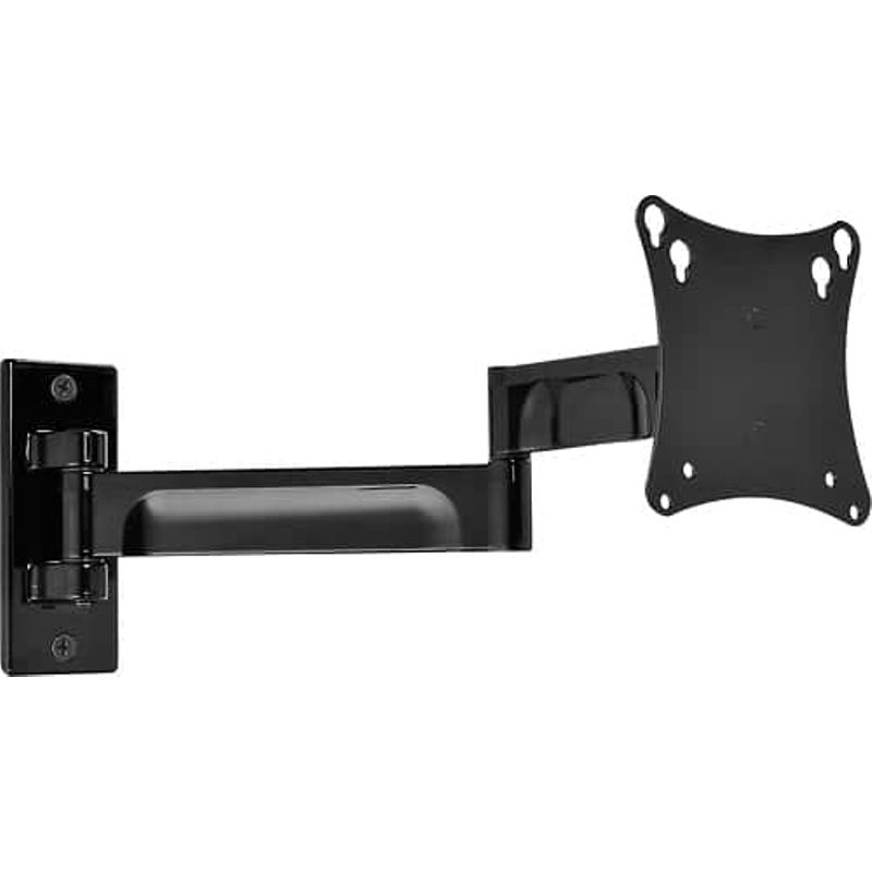 Peerless-AV - Paramount Retractable, Tilt, Articulating Display Wall Mount For Most 10" - 29" Flat Panel Displays - Black