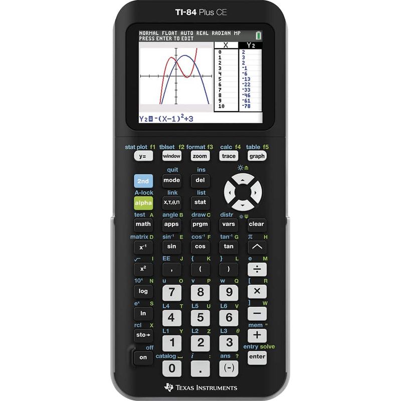 Texas Instruments - TI-84+ CE Graphing Calculator - Black