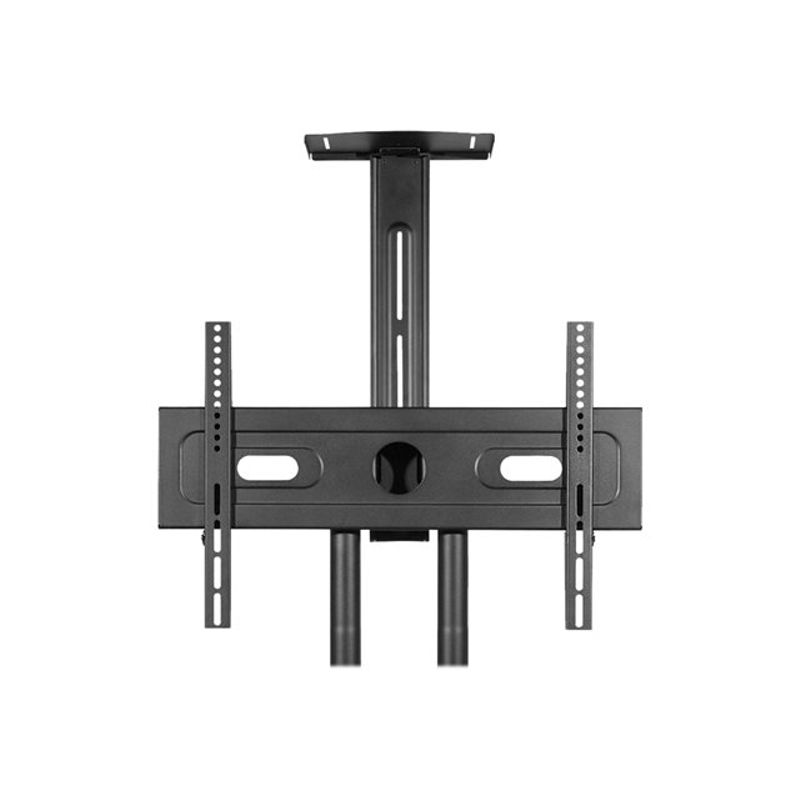 Kanto - Mobile TV Stand for Most Flat-Panel TVs Up to 65" - Black