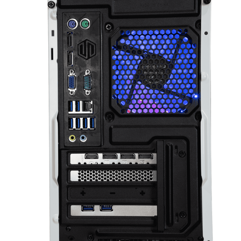 Periphio Vortex Prebuilt Gaming PC, Intel Core i5-6500 (3.6GHz Turbo), GeForce RTX 3050 (8GB), 1TB Solid State SSD, 16GB DDR4 RAM, Windows 1