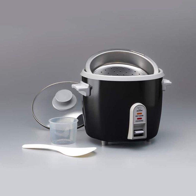 Zojirushi - 6 Cup Rice Cooker/Steamer - Black