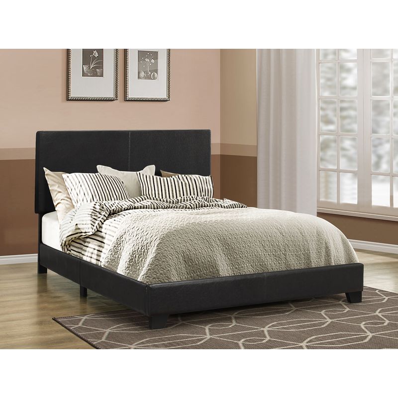 Dorian Upholstered Queen Bed Black