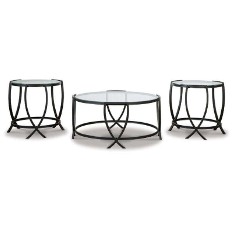 Black Tarrin Occasional Table Set (3/CN)