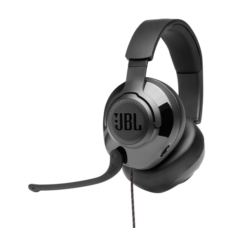 JBL Quantum 200 Wired Over-Ear Gaming Headset w/ Flip-up Mic